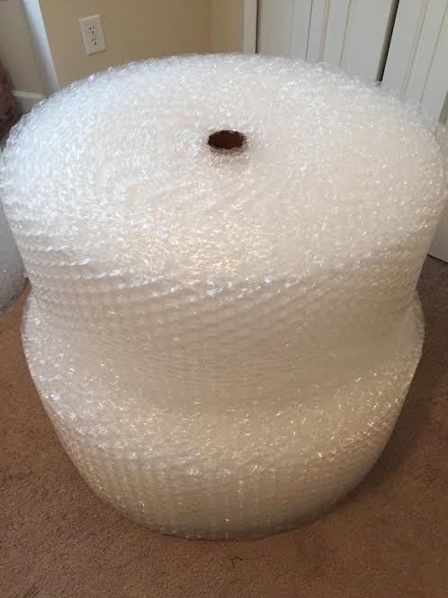 Bubble Cushioning Wrap 1/2 250 ft² x 12'' Perforated Every 12 Large Bubble